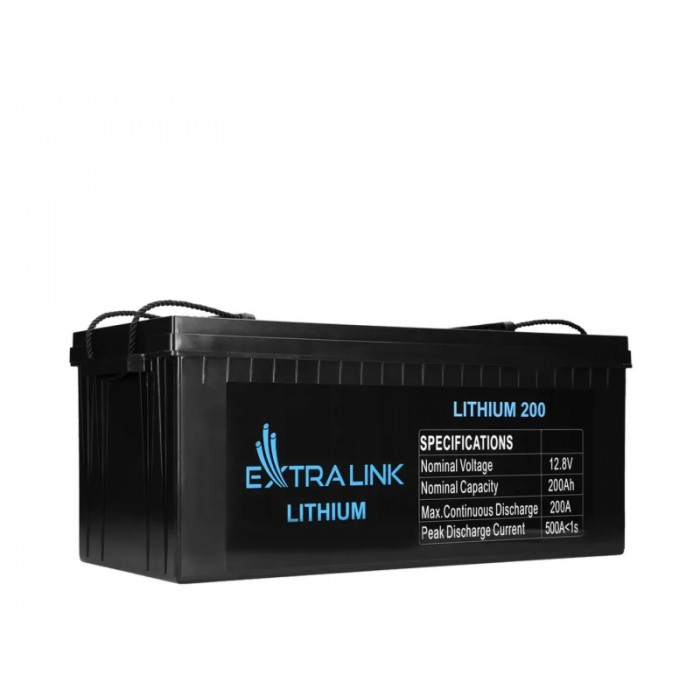 Акумуляторна батарея для ДБЖ Extralink LiFePO4 12.8V 200Ah