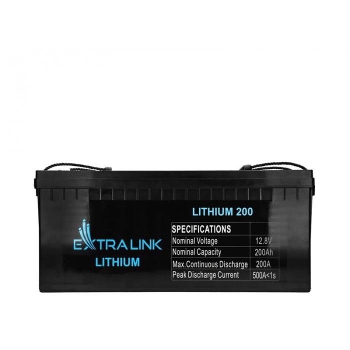 Акумуляторна батарея для ДБЖ Extralink LiFePO4 12.8V 200Ah